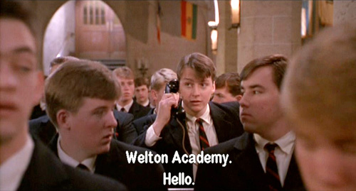 Dead Poets Society: Charlie Dalton receives a phone call from God 2/6