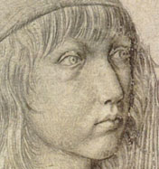 Albrecht Durer self portrait at age 13