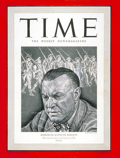 Kenneth Roberts on cover of Time Magazine