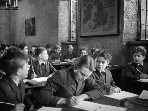 Goodbye Mr Chips: The class sitting in detention can hear the cricket match being played outside